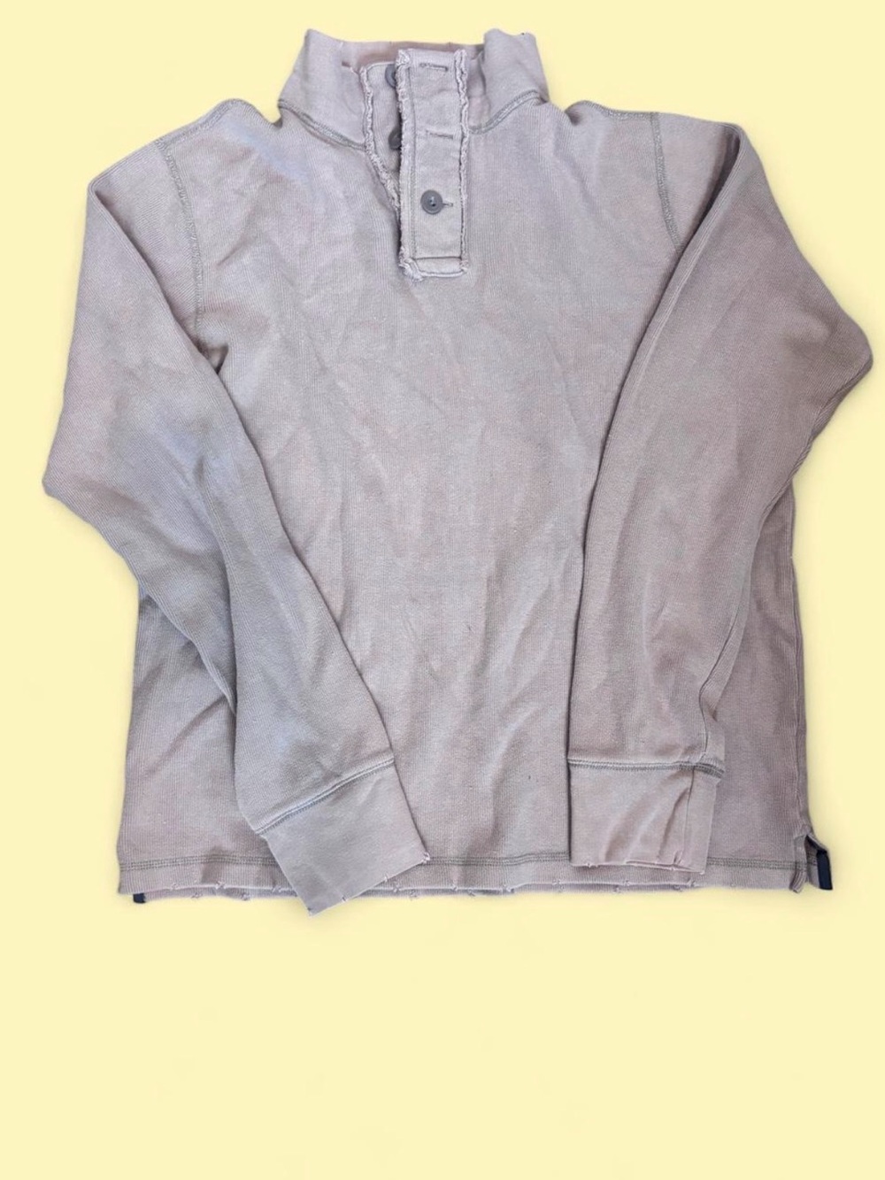 Pullover Knit Half-Placket Sweater